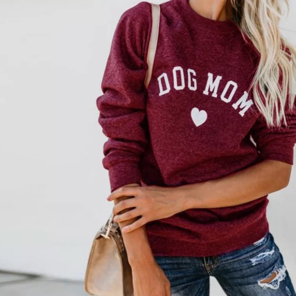 @rollierex Tops - Dog Mom Sweatshirt